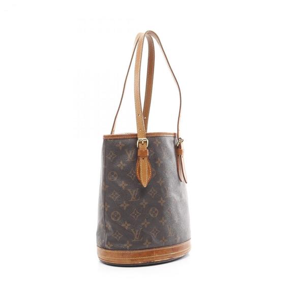 LOUIS VUITTON Brown Monogram Leather Pouch - Picture 1 of 13